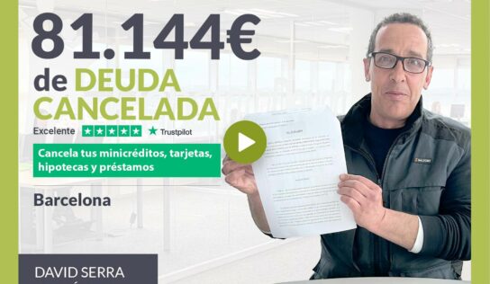 Repara tu Deuda Abogados cancela 81.144€ en Barcelona (Catalunya) con la Ley de Segunda Oportunidad