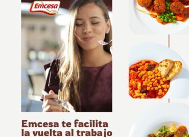 Los platos de Emcesa facilitan la vuelta al trabajo