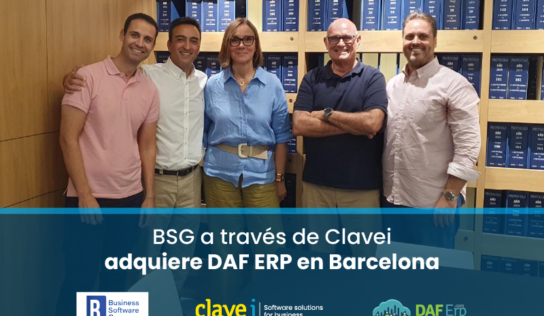 Business Software Group a través de Clavei adquiere DAF ERP en Barcelona