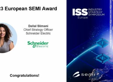 SEMI Europe premia a Schneider Electric y a los líderes de ASM por su extraordinaria contribución a la industria de semiconductores